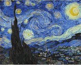 Schilderenopnummers.com® - Schilderen op nummer volwassenen - Sterrennacht van Vincent van Gogh - 50x40 cm - Paint by numbers