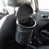 Clever Storage Auto prullenbak - Zwart - Met deksel & Opvouwbaar