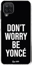 Casetastic Samsung Galaxy A12 (2021) Hoesje - Softcover Hoesje met Design - Don't Worry Be Yonc Print
