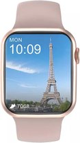 DrPhone EPSILON3 - Smartwatch 1.75" IPS Display - 44mm - Thermometer - Notificaties - Sporthorloge Vrouwen - Roségoud