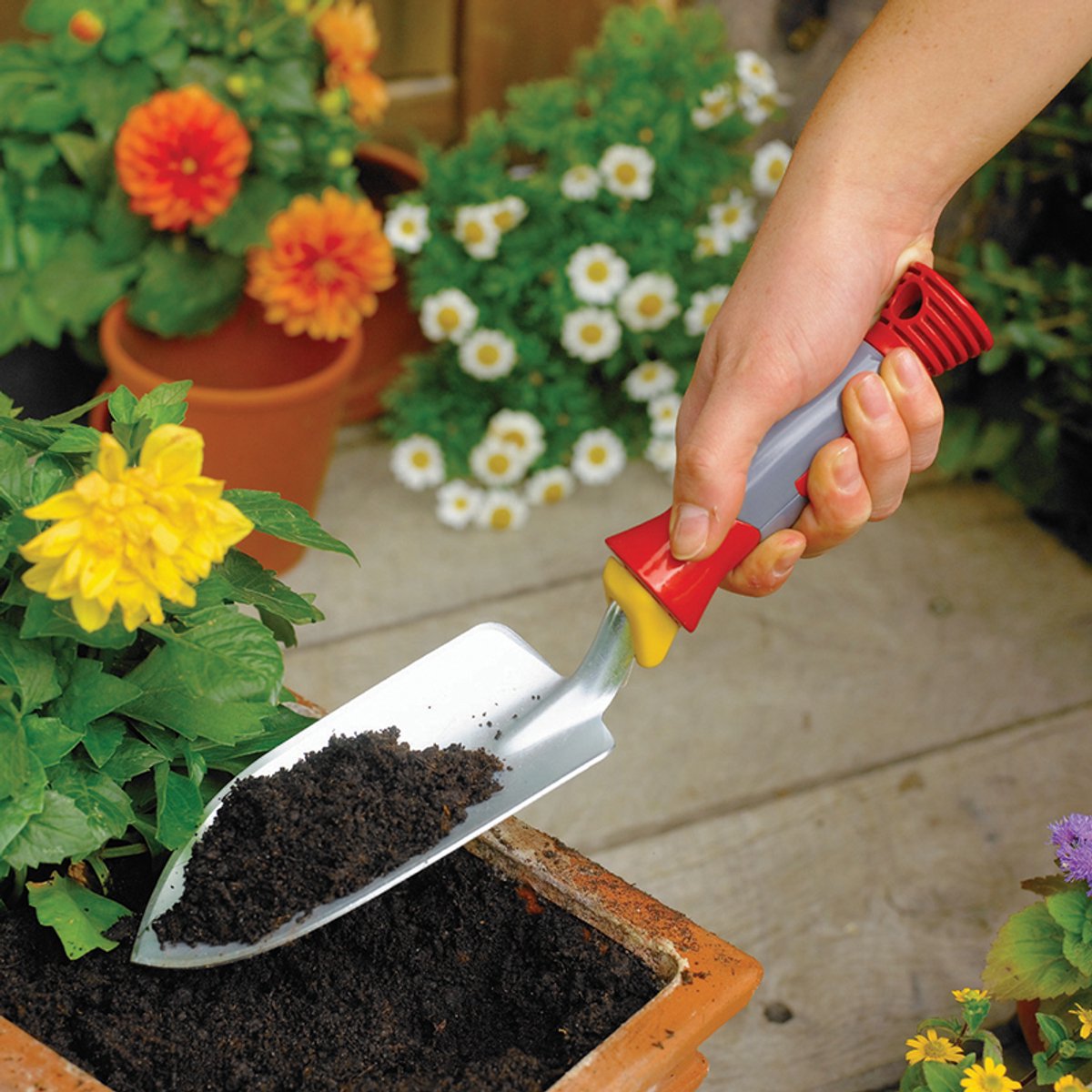 Wolf-Garten Bloemenschepje LU-2K - breedte 7 cm - handgereedschap