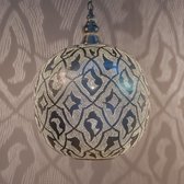 Zenza - Hanglamp - Filigrain - Ball - XL - Zilver