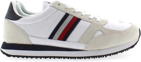 Buty Tommy Hilfiger Leather Stripe Trainers FM0FM03430-DW5 męskie, granatowe