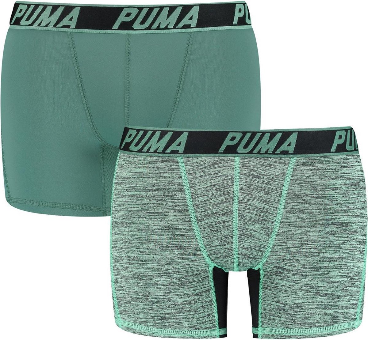 PUMA active microfiber grizzly boxers 2P groen - XL | bol.com
