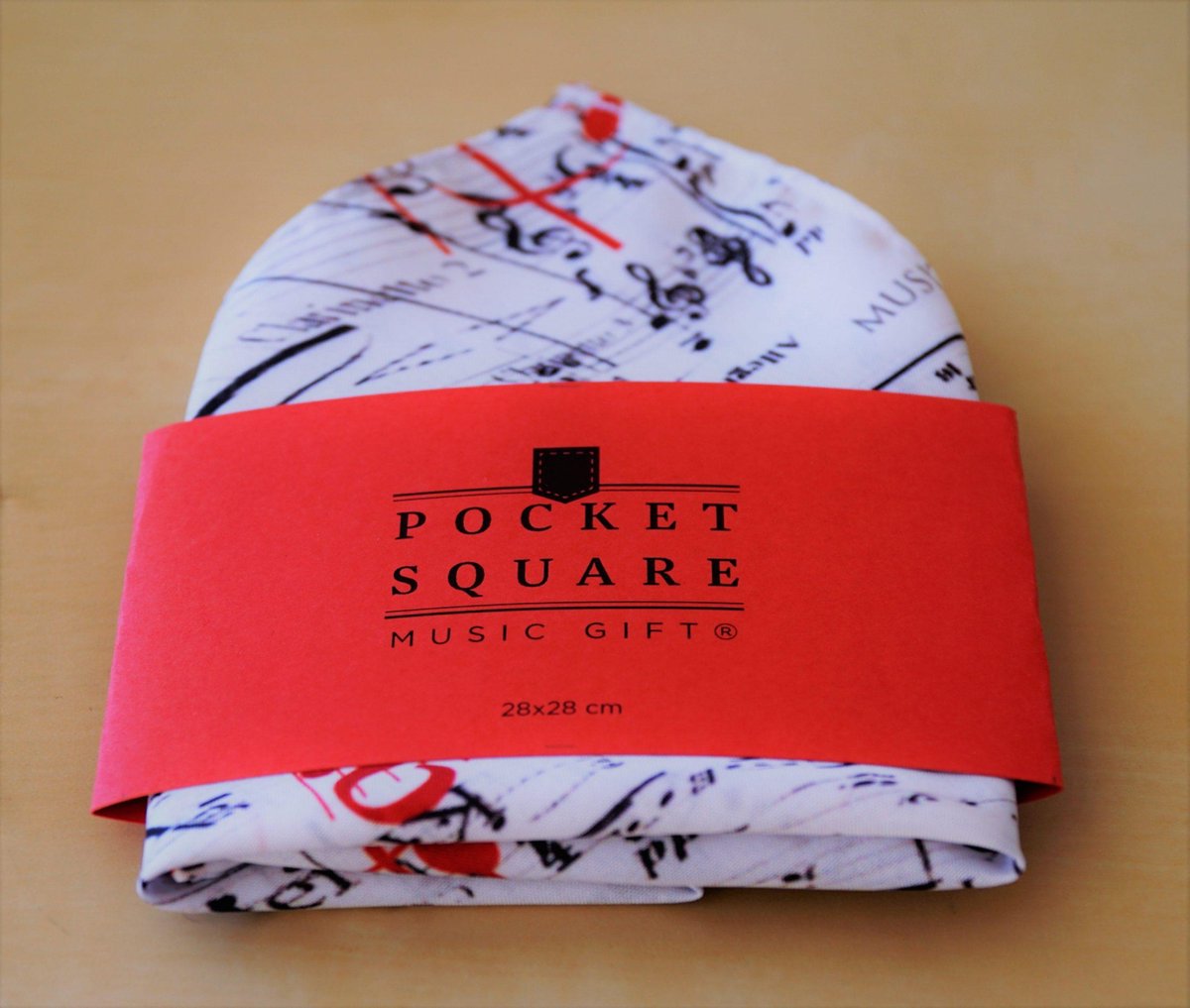 Music Gifts - Pochet - Muziek design - Perfect voor bij de stropdas