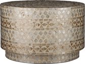 Casa Vivante Mosaic Bijzettafel - H28 x Ø46 cm - Goud