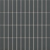 0,9m² -Mozaiek London Rechthoek Zwart 7,3x2,3
