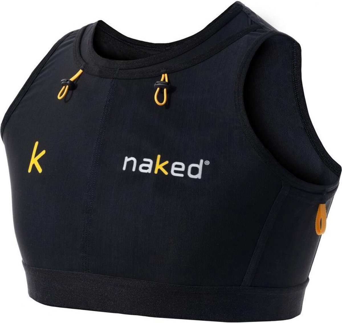 Naked Running Vest Heren Zwart (inclusief 2 softflasks)