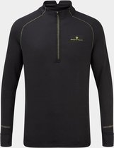 Ron Hill Tech Matrix 1/2 Zip Longsleeve Heren Zwart-Geel