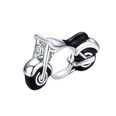 Motor bead zirkonia | motorfiets bead | Zilverana | geschikt voor alle bekende bedel armbanden | 925 zilver | moederdag