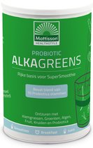 Mattisson - Probiotisch AlkaGreens Poeder - Rijke Basis Super Smoothie - 300 Gram