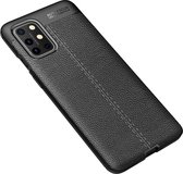 OnePlus 8T Hoesje - Mobigear - Luxury Serie - TPU Backcover - Zwart - Hoesje Geschikt Voor OnePlus 8T