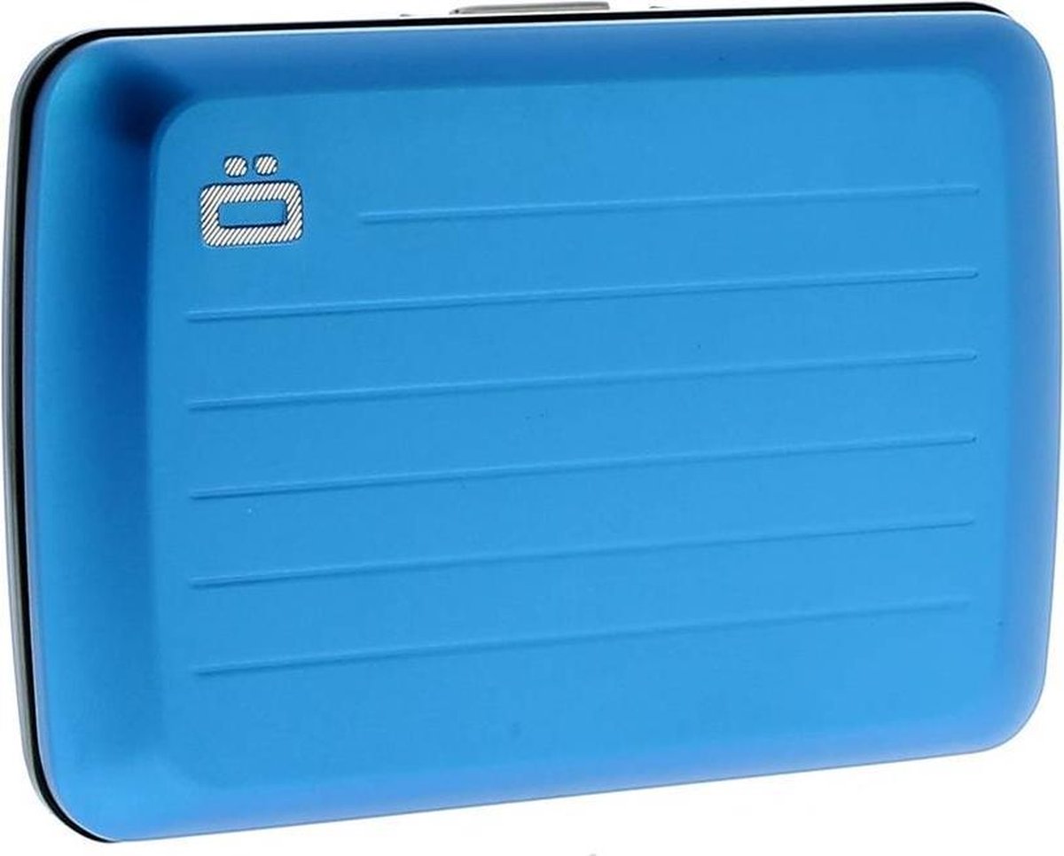 Ögon Designs Stockholm V2.0 RFID Creditcardhouder - Aluminium - Blauw