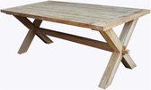 Tuintafel Cross Teak 160x100