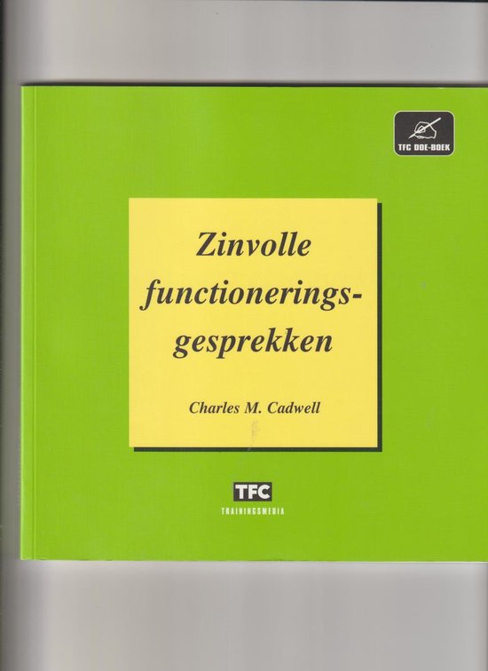 Zinvolle Functioneringsgesprekken - cover