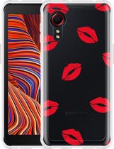 Hoesje Geschikt voor Samsung Galaxy Xcover 5 - Red Kisses