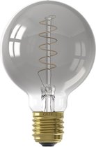 CALEX - LED Lamp - Globe - Filament G80 - E27 Fitting - Dimbaar - 4W - Warm Wit 2100K - Grijs - BSE