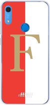 6F hoesje - geschikt voor Huawei Y6 (2019) -  Transparant TPU Case - Feyenoord - F #ffffff
