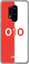 6F hoesje - geschikt voor OnePlus 8 Pro -  Transparant TPU Case - Feyenoord - 010 #ffffff