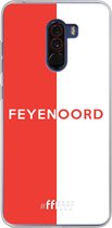6F hoesje - geschikt voor Xiaomi Pocophone F1 -  Transparant TPU Case - Feyenoord - met opdruk #ffffff