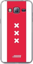 Samsung Galaxy J3 (2016) Hoesje Transparant TPU Case - AFC Ajax Amsterdam1 #ffffff