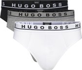 HUGO BOSS briefs (3-pack) - heren slips - zwart - wit en grijs -  Maat: XXL