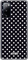 6F hoesje - geschikt voor Samsung Galaxy S20 FE - Transparant TPU Case - Onyx Dots #ffffff