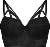 Hunkemöller Lingerie Dames Voorgevormde beugel bh Raffaela  - Zwart - maat D70