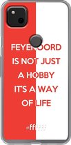 6F hoesje - geschikt voor Google Pixel 4a -  Transparant TPU Case - Feyenoord - Way of life #ffffff