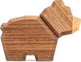 The Little Bear - Wooden animal - 2 pcs