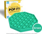 Fidget Toys Pop It Speelgoed - Achthoek Groen - Met handleiding - Pless®