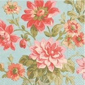 Paper+Design Servetten - Painted Dahlias - 33 x 33