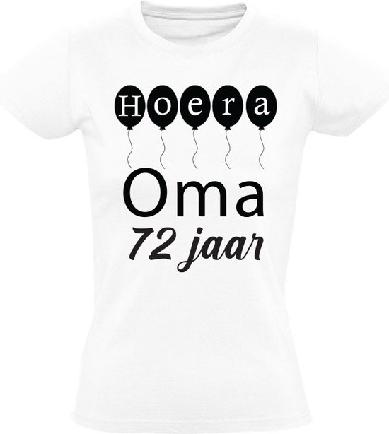 Hoera 42 jaar! Maar nog steeds zo gek als een deur! Dames T-shirt