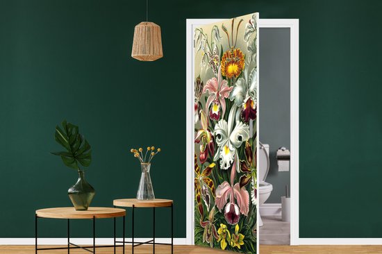Autocollant Mural Tulup Perroquets Ary 75x205 Cm - Orange, Moderne, Magic Stick, Pour Toutes Les Pièces