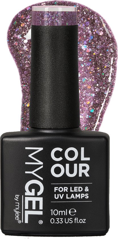 Foto: Mylee gel nagellak 10ml all eyes on me uv led gellak nail art manicure pedicure professioneel thuisgebruik bold glitters range langdurig en gemakkelijk aan te brengen