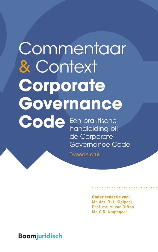Commentaar & Context - Corporate Governance Code - cover