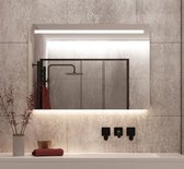 Miroir de salle de bain avec éclairage LED, chauffage, capteur et fonction de variation 100x70 cm