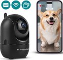 Beveiligingscamera - Huisdiercamera - WiFi - Beweeg en geluidsdetectie - Werkt met app - Hondencamera Binnen - Indoor - Zwart