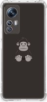 Smartphone hoesje Geschikt voor Xiaomi 12 | 12x Hoesje Bumper met transparante rand Gorilla