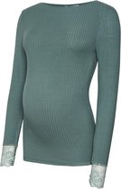 MAMA.LICIOUS MLTRINITY LS JRS BOAT NECK TOP A. Dames Top - Maat M