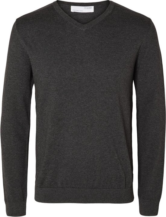 SELECTED HOMME SLHBERG LS KNIT V-NECK NOOS Heren Trui - Maat M