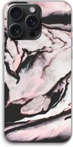 Case Company® - Hoesje geschikt voor iPhone 15 Pro Max hoesje - Roze stroom - Soft Cover Telefoonhoesje - Bescherming aan alle Kanten en Schermrand