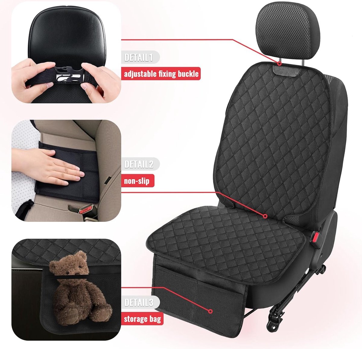 TLDNZXY Kinderstoelonderlegger auto, stoelbeschermer autokinderzitje voor ISOFIX, antislip autostoelbeschermer, kinderzitje, universele autostoelbescherming, beste bescherming voor je autostoelen