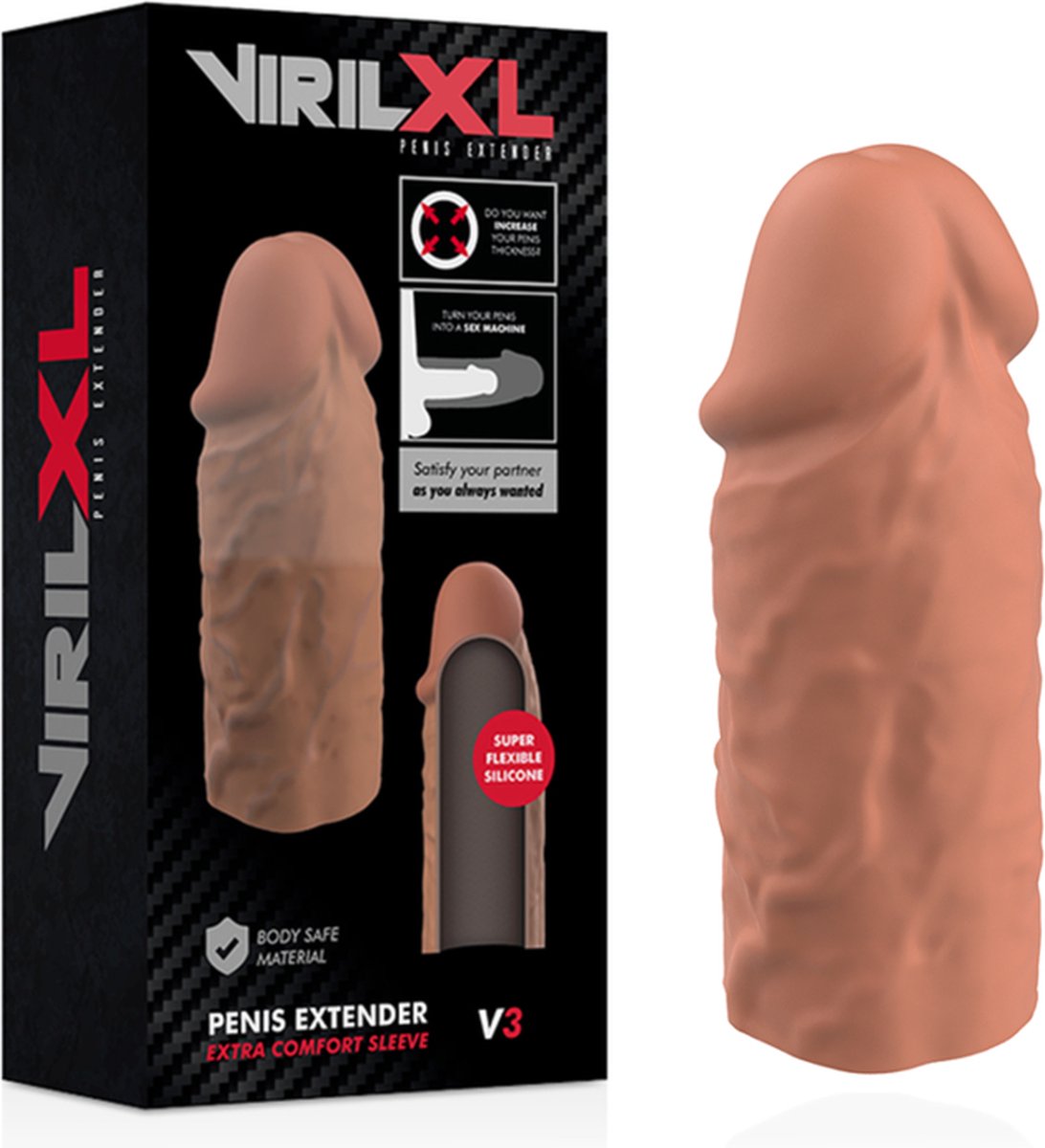 VIRILXL | Virilxl Penis Extender Extra Comfort Sleeve V3 Brown