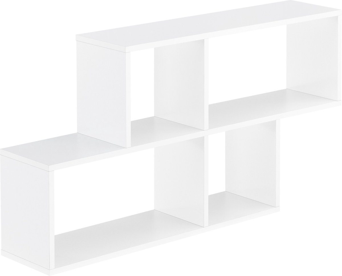 Wandplank Kvinesdal met 3 vakken 87x18x54 cm houtkleurig
