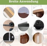 STAR&STER 20 stuks deurstoppers voor aan de muur, zelfklevende deurstoppers, wandbescherming, beschermbuffers, deurbescherming, rubberen deurklinken voor autodeuren, douchedeuren, toiletdeksel, transparant, laden