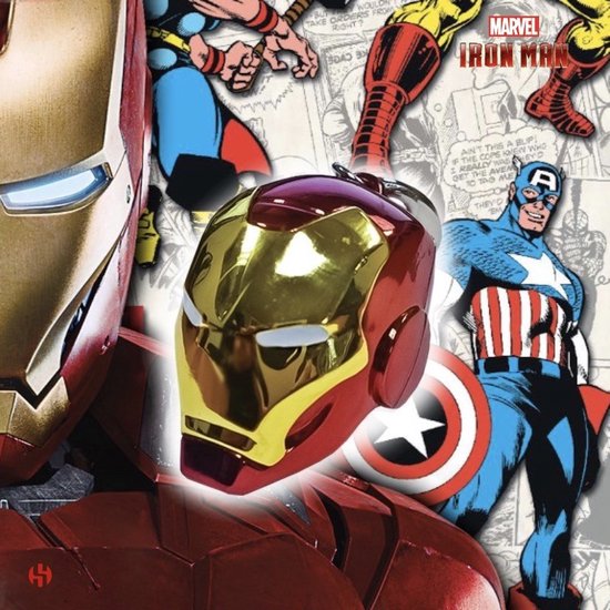 Marvel - Porte Clef Casque Iron Man en Métal | bol.com