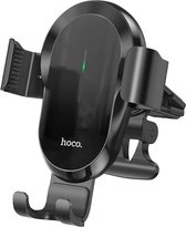 Hoco CA105 Universele Verstelbare Ventilatierooster Telefoonhouder Auto met Draadloze Oplader 15W