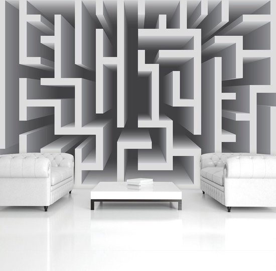 Photomural gris, revêtement mural