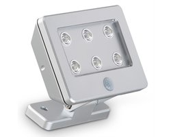 BRILONER - KOLLIG - Led Outdoor Wall Lamp With Motion Detector, Lero Outdoor, Leds / 2.88w, Silver
